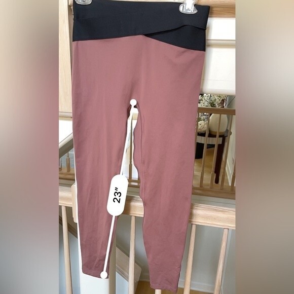 Le Ore Corso Crossover Leggings in Warm Earth Size Small - Picture 12 of 16